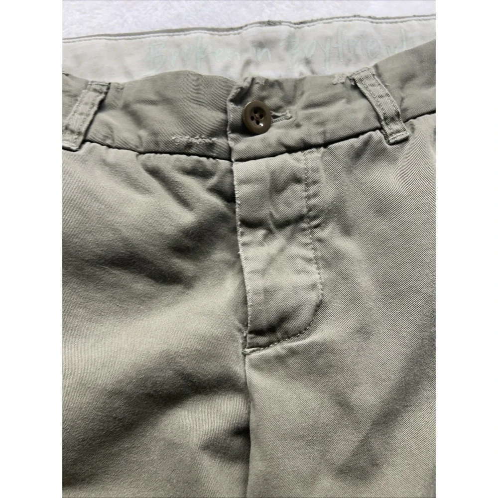 J.CREW Broken-in‎ boyfriend  Green chinos  City Style Soze 4 Rn77388